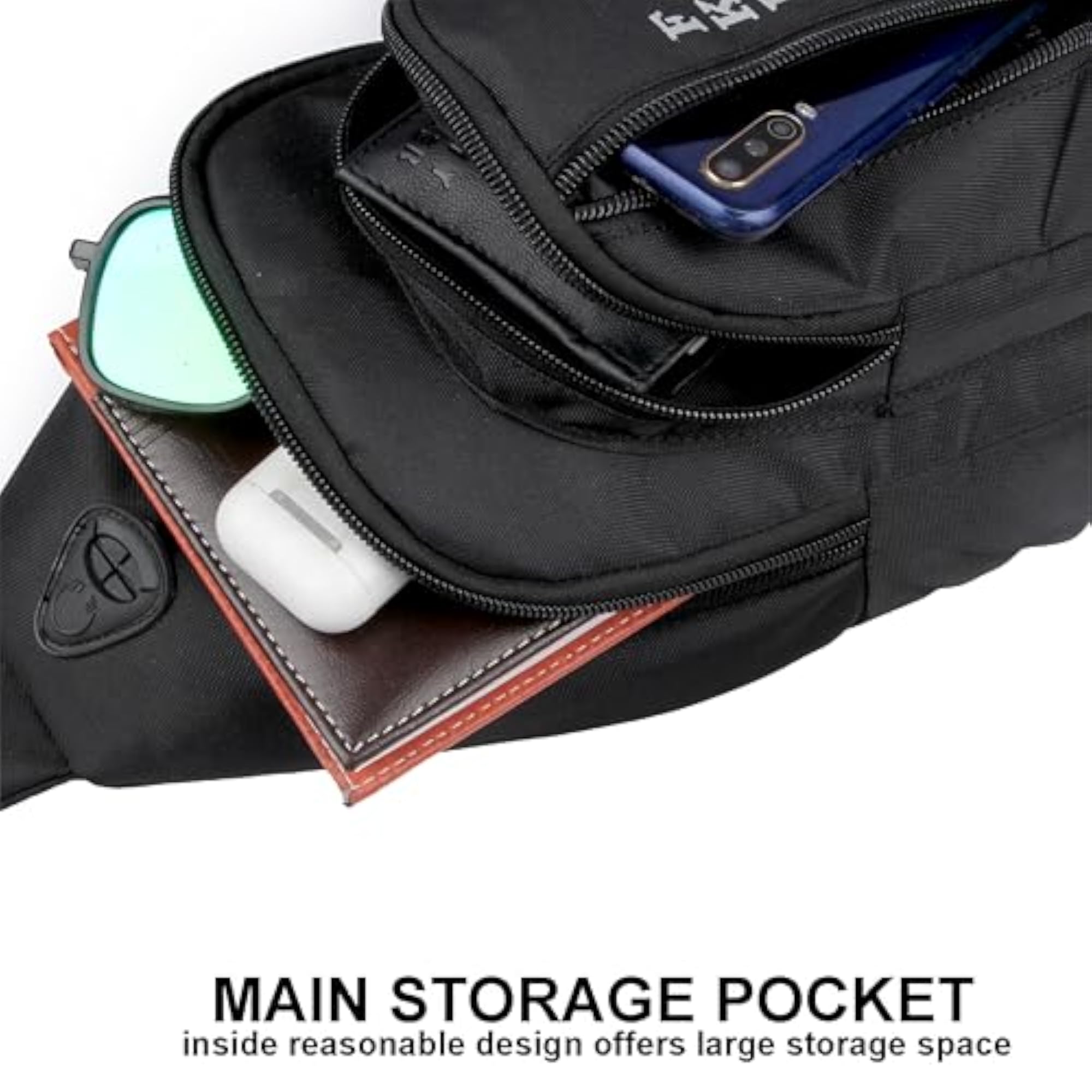 Stylish Black Girls Backpack, Durable and Spacious